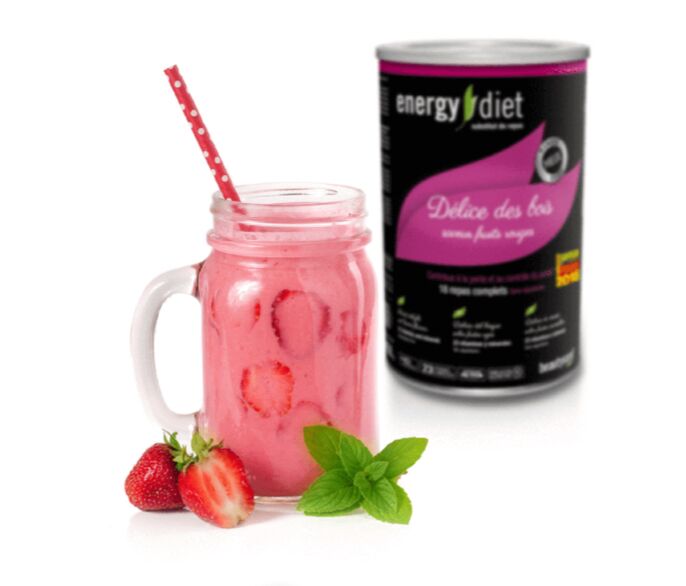 Qulupnay kokteylining energiya dietasi