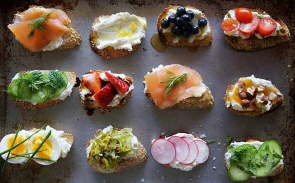 vazn yo'qotish uchun to'g'ri ovqatlanish bilan snacking uchun ovqatlar