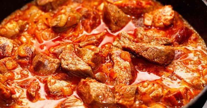 proteinli dietada mol go'shti güveç