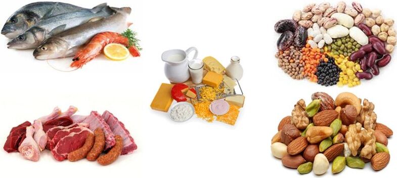 proteinli dietada proteinli mahsulotlar